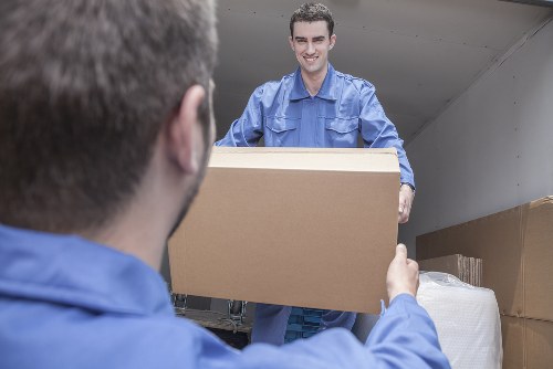 Commercial moving team planning a business relocation in Haringey