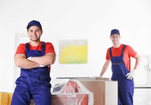 House movers planning a residential move in Haringey