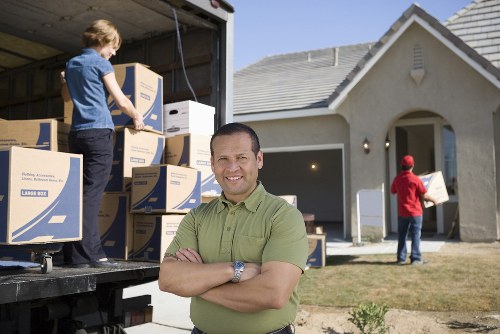 Careful handling of household furniture during a Haringey move