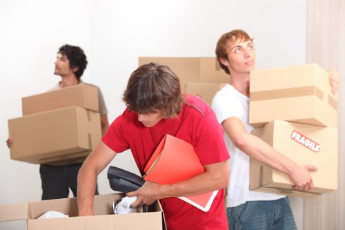 Moving boxes and household items with local van service