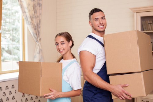 Local removals crew navigating access and parking challenges